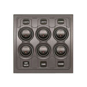 Panneau de commutation Contour 1000, 6 voies