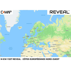 Carte C-MAP REVEAL EW-Y227 Côtes Européennes Nord-Ouest