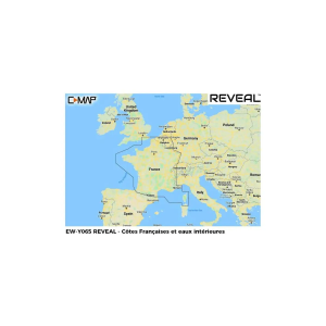 Carte C-MAP REVEAL EW-Y065 Côtes Françaises et eaux intérieures