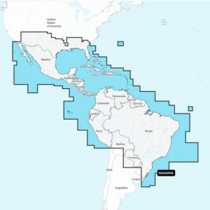 Carte Navionics+ Regular - NASA004L - Mexique, Caraïbes au Brésil