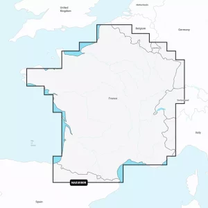 Carte Garmin Navionics+ Regular - NSEU080R - France, Lacs et rivières